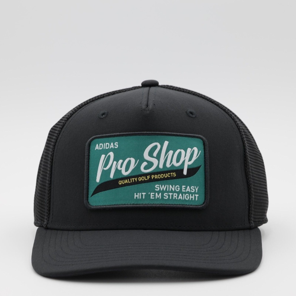 Adidas‎ Men's Golf Adjustable Five Panel Trucker Hat Black One Size